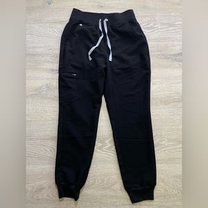 FIGS Technical Collection Tansen Jogger Scrub Pants Women Small Black